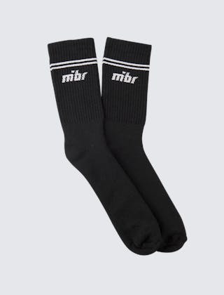 Meia MIBR Logo e Faixa Preto