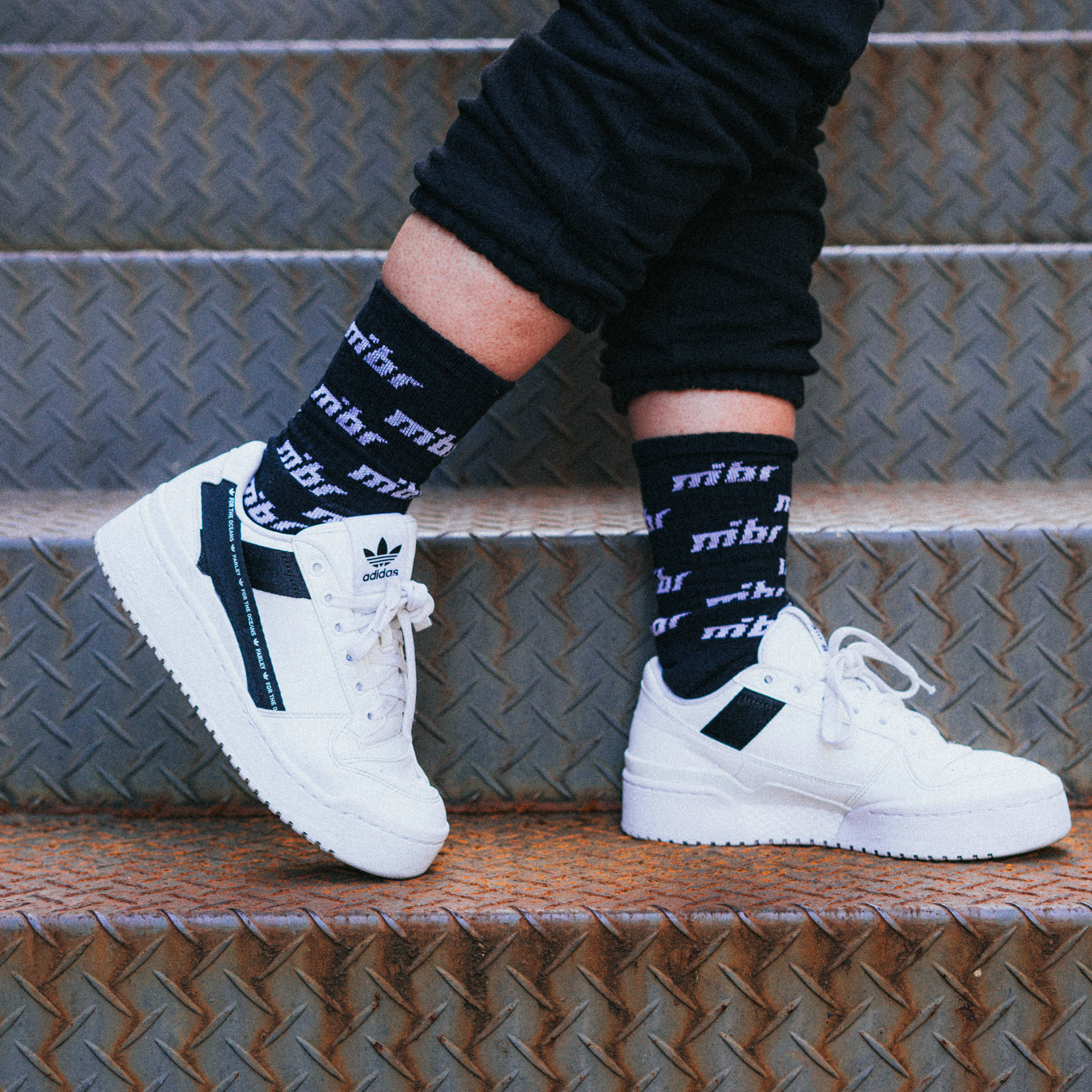 Meia MIBR Logo Preto